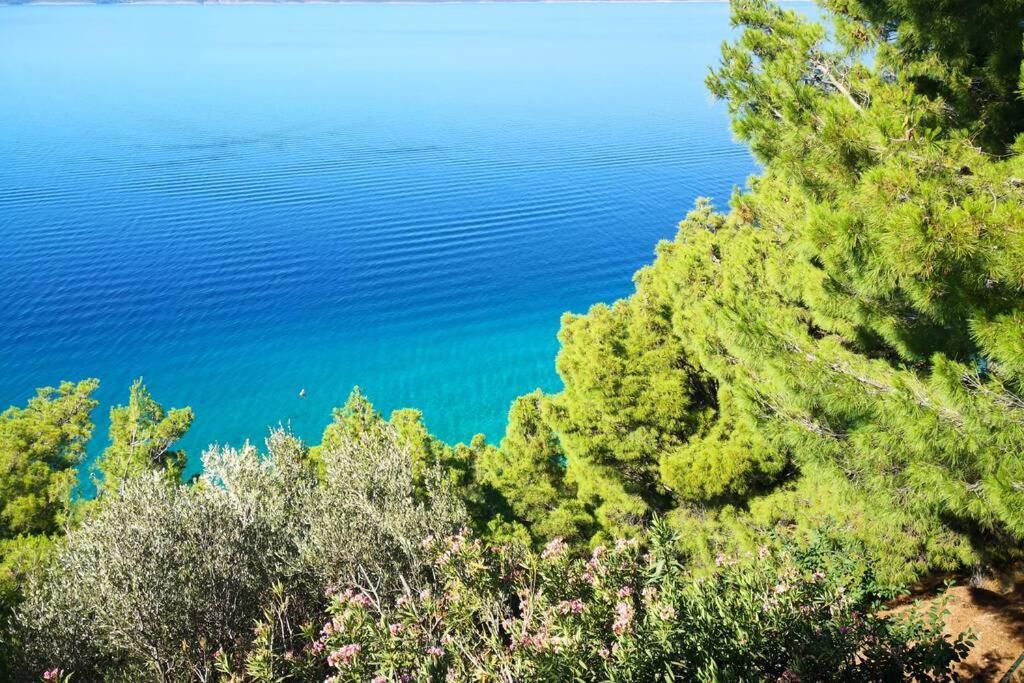 Beautiful Apartment 80 M From The Sea Marusici  ภายนอก รูปภาพ
