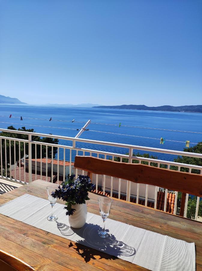 Beautiful Apartment 80 M From The Sea Marusici  ภายนอก รูปภาพ